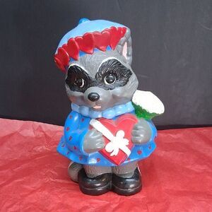 Vintage Valentine Racoon